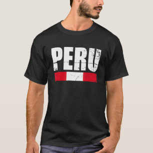 T-shirt Drapeau péruvien Vintage 3