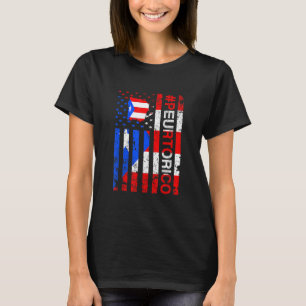 T-shirt Drapeau Peurto Ricain Peurto Rico Usa Pride