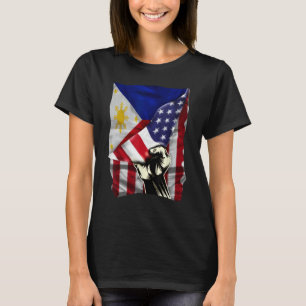 T-shirt Drapeau Philipp Philipp à mi-Filipino