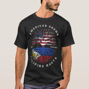 T-shirt Drapeau philippin américain des Philippines