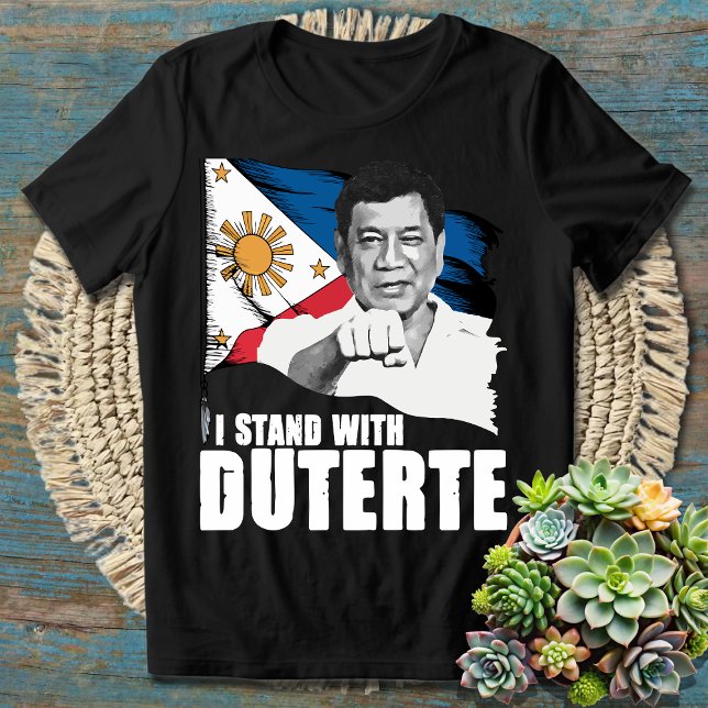 T-shirt Drapeau philippin I avec Duterte (Créateur téléchargé)
