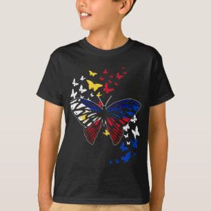 T-shirt Drapeau philippin Pinoy Papillon animal philippin
