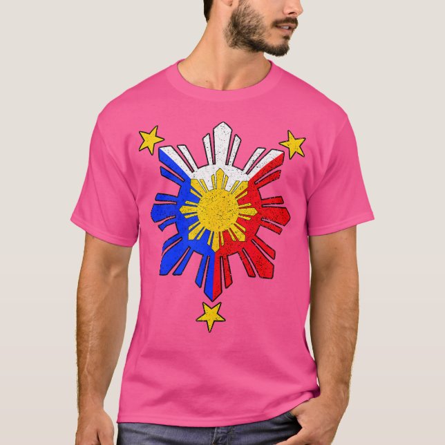 T-shirt Drapeau philippin Pinoy - Temps de paix (Devant)