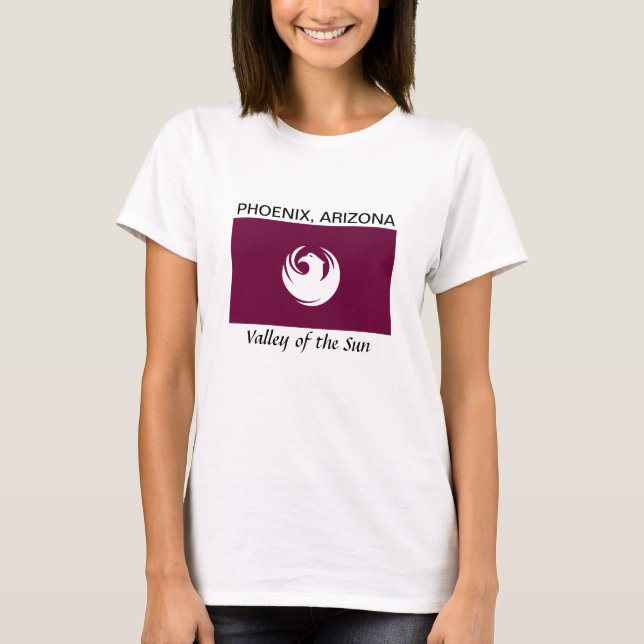 T-shirt Drapeau Phoenix "Vallée du Soleil" (Devant)