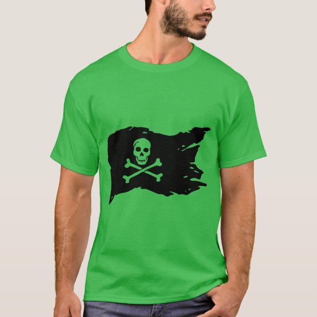 T-shirt drapeau pirate (Devant)