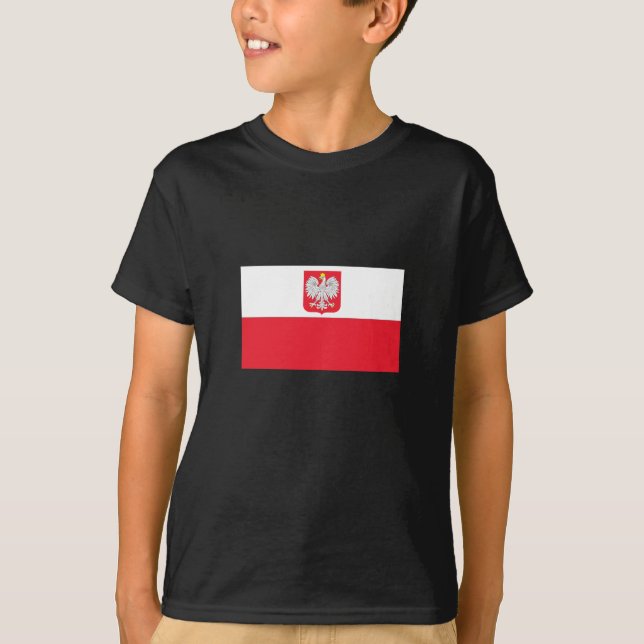 T-shirt Drapeau polonais (Devant)