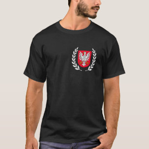 T-shirt Drapeau polonais - Armoiries de la Pologne