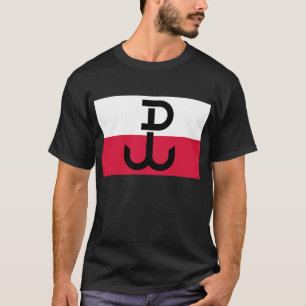 T-shirt Drapeau polonais de résistance