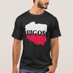 T-shirt Drapeau polonais drôle - Pologne Repas Bigos Nati