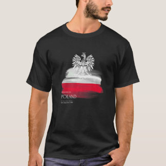T-shirt Drapeau polonais patriotique Polska Souvenir Amour