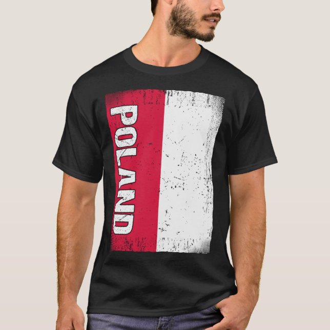 T-shirt Drapeau polonais Pologne 1 (Devant)