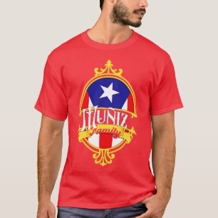 T-shirt Drapeau Porto Rico de la famille Muniz