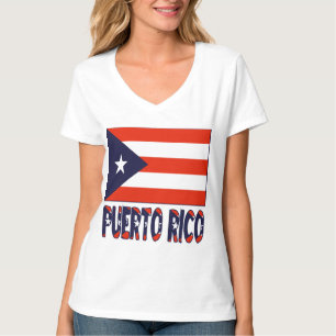T-shirt Drapeau Porto Rico et Porto Rico