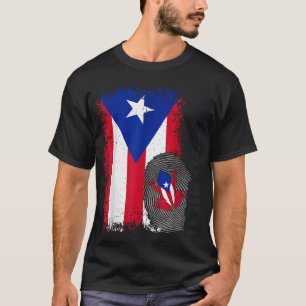 T-shirt Drapeau Porto Rico Patrimoine Hispanique Boricua P