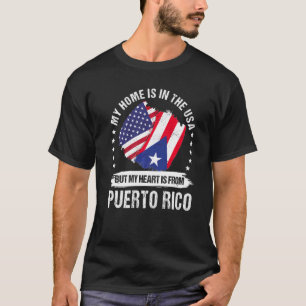 T-shirt Drapeau Porto Rico patriote américain Amérique Por