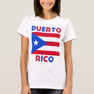 T-shirt Drapeau Porto Rico Vintage des années 80 de Corey