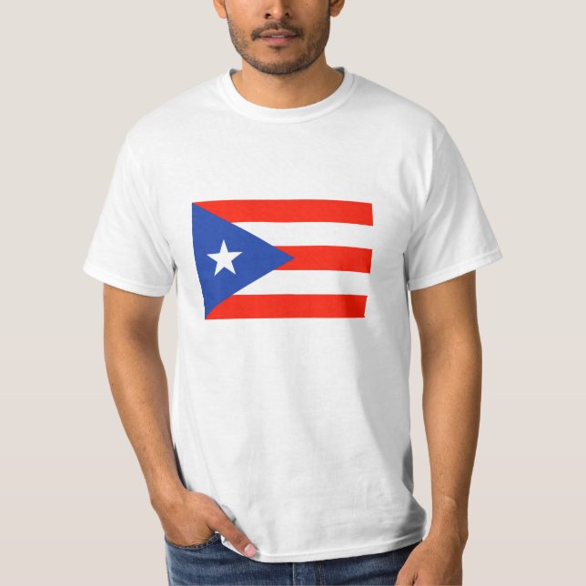 T-shirt Drapeau portoricain Boricua Banderas 4Roberto (Devant)