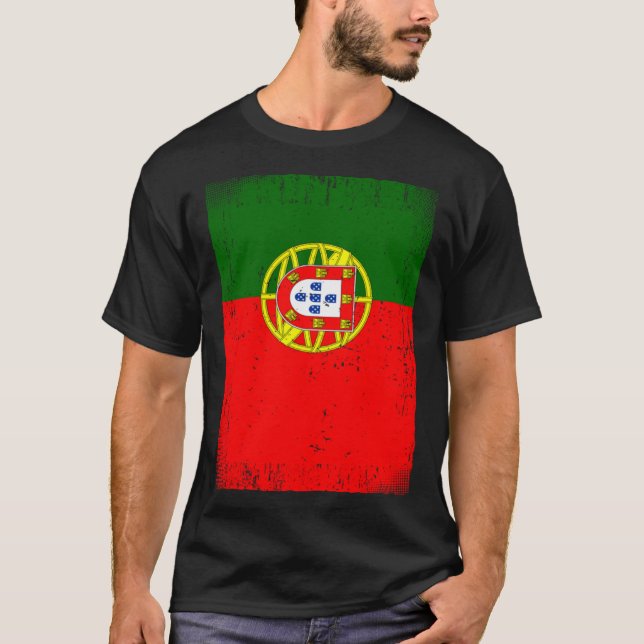 T-shirt Drapeau portugais (Devant)