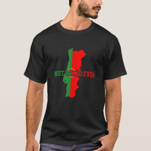 T-shirt Drapeau portugais de la meilleure irmão jamais Por