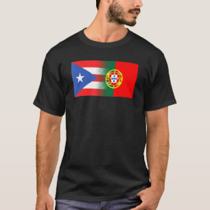 T-shirt Drapeau portugais de Porto Rico Porto Rico Portuga