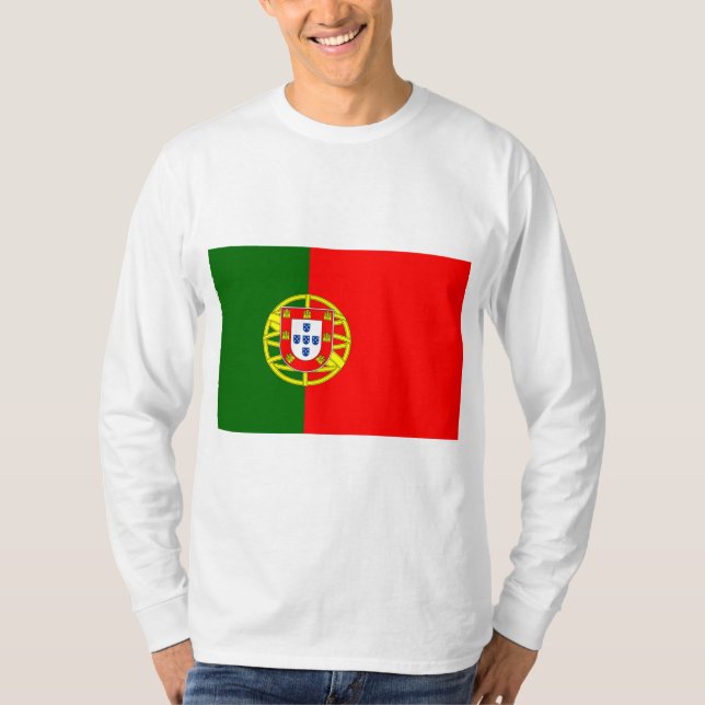 T-shirt Drapeau portugais (Portugal) (Devant)