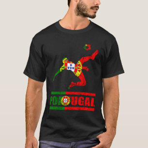 T-shirt Drapeau portugais Portugal Football Fierté portuga