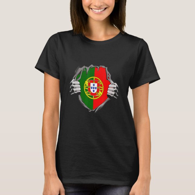 T-shirt Drapeau Portugal (Devant)