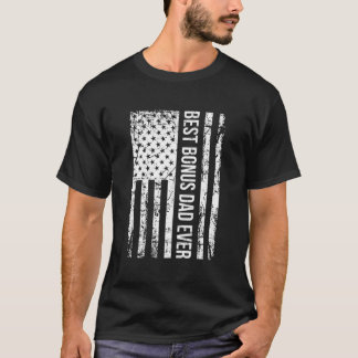 T-shirt Drapeau pour beau-père, le meilleur beau-père qui