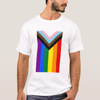 T-shirt Drapeau Progress Pride LGBTQ+