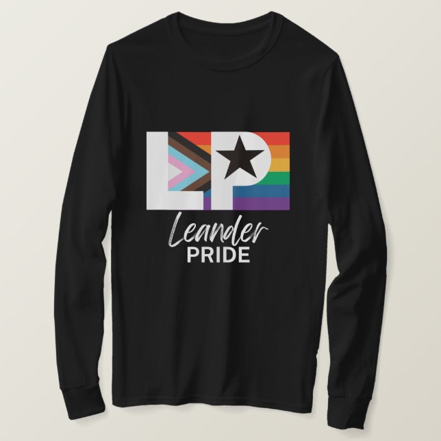 T-shirt Drapeau progressif Leander PRIDE (Design devant)
