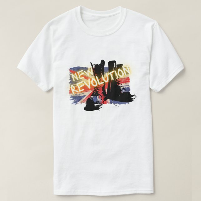 T-shirt Drapeau Punk Britannique (Design devant)