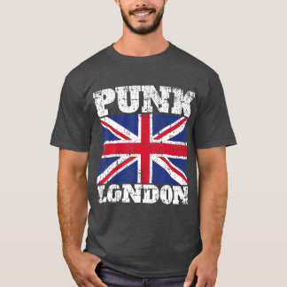 T-shirt Drapeau Punk London Punk Rock Vintage UK