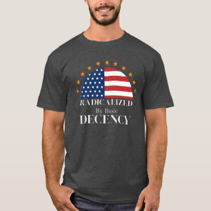 T-shirt Drapeau Radical par Basic Decency USA