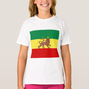 T-shirt Drapeau rastafarien (Rastafarianisme) (Rasta)