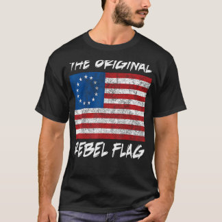 T-shirt Drapeau Rebel 1776 Betsy Ross