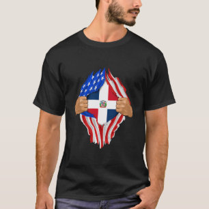 T-shirt Drapeau République Dominicaine