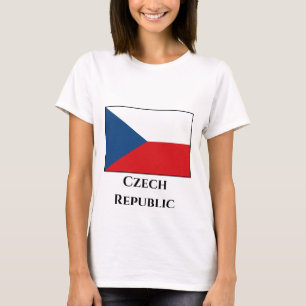 T-shirt Drapeau République tchèque