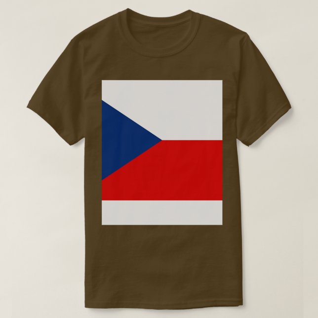 T-shirt Drapeau République tchèque (Design devant)