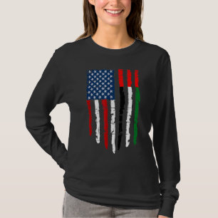 T-shirt Drapeau rétro-américain des Émirats arabes unis Ho