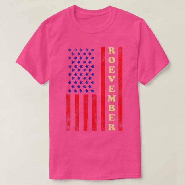 T-shirt Drapeau Roevember Vintage américain (Design devant)