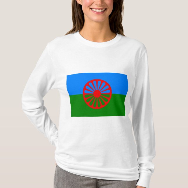 T-shirt Drapeau romani (Devant)