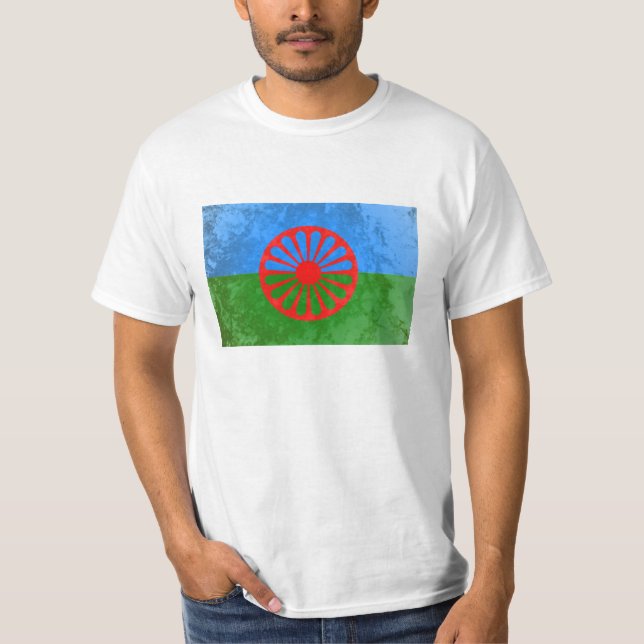 T-shirt Drapeau romani (Devant)