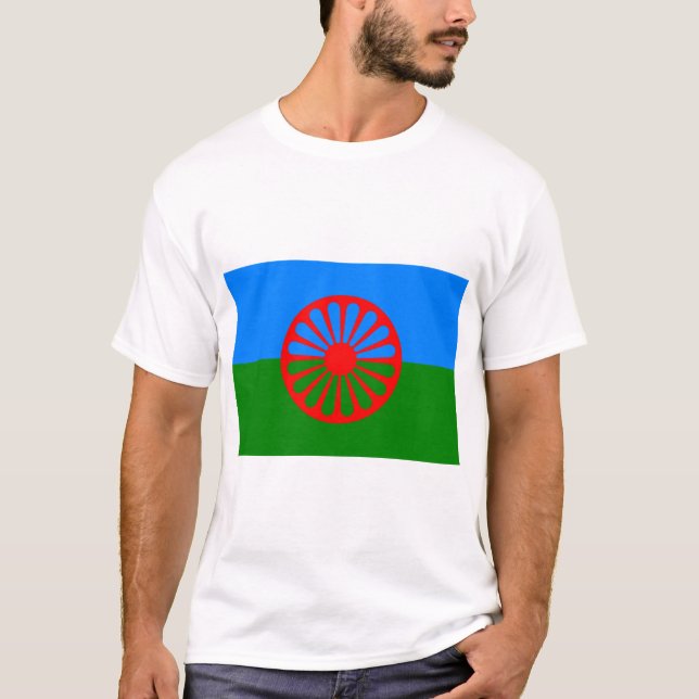 T-shirt Drapeau romani (Devant)