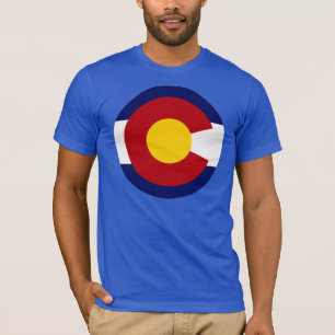 T-shirt Drapeau rond du Colorado