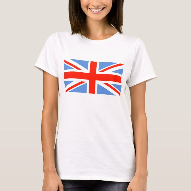 T-shirt Drapeau rouge blanc et bleu Union Jack UK (Devant)