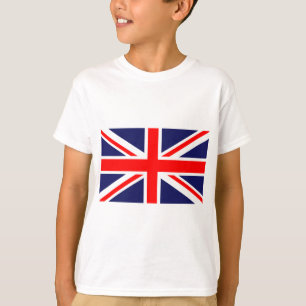 T-shirt Drapeau rouge blanc et Croix Bleue de Grande-Breta