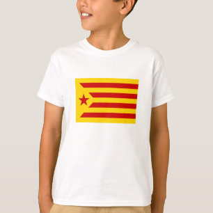 T-shirt Drapeau rouge étoilé de Catalogne