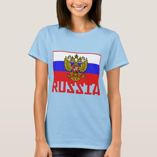 T-shirt Drapeau russe (Devant)