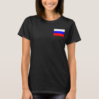 Drapeau russe Motif moderne