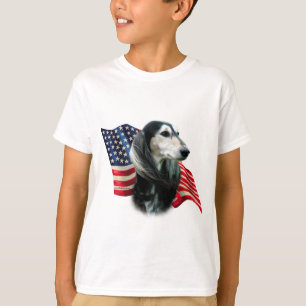 T-shirt Drapeau Saluki